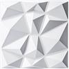 Grace Baltic - 30 pannelli da parete 3D in PVC ad alta rigidità, 30 x 30 cm, impermeabili, resistenti al calore, inodori, pannelli da parete 3D, pannelli da parete (Bianco)