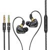 Opilroyn Cuffie in-ear con microfono HD, auricolari in-ear 2 in 1 con cavo, con microfono, auricolari in-ear da 20-20000 Hz, ergonomici per computer, cuffie da gioco con isolamento acustico da 3,5