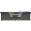 CORSAIR VENGEANCE RGB DDR5 RAM 32GB (1x32GB) 5600MHz CL40-40-40-77 1.25V AMD EXPO Intel XMP 3.0 Memoria per Computer Desktop - Grigio (CMH32GX5M1B5600Z40)