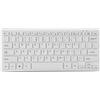 Bewinner Tastiera cablata a 78 Tasti, Tastiera USB Ultra Sottile ad Angolo d'arco per PC Desktop, PC Portatile, Mini Tastiera da Gioco(Bianca)