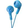 JVC HA-F160 Gumy Cuffia Auricolare, Bass Boost, Azzurro