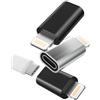 zoyuzan Adattatore da USB C a Lightning (3 pezzi) per Apple MFI Certified per iPhone 14 13 Type-c Female Jack di ricarica presa lightning cavo PD Charger Data Adapter Accessori per iPad Converter
