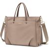 GOLF SUPAGS Borsa Tote per Laptop da 15.6 Pollici, Borsa a Tracolla per Computer Borsas da Lavoro Grande per Donna, Custodia per Laptop Borsas Elegante per Viaggi D'affari (Champagne)
