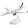 Herpa Modellino aereo Snap-Fit United Airlines Airbus A321neo, miniatura scala 1:200, pezzo da collezione, modello con supporto, plastica