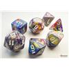 Wondertrail Chessex - Mini dadi festivi con numeri bianchi, 10 mm, confezione da 7