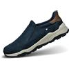 bugatti Slip On mit Hiking-Touch im Lässig-komfortablen Look, Mocassino Uomo, Blu Scuro, 40 EU
