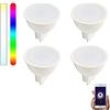 SMARTFY Lampadina intelligente WiFi Marca Spagna GU5.3/MR16 LED 12VAC/DC 460LM RGBW 5W compatibile con Alexa, Google Home e Smart Life, multicolore regolabile (4)