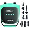 PPXIA Pompa elettrica SUP 20 PSI ad alta pressione SUP pompa ad aria elettrica paddle Board pompa 12 V DC Dual Stage Inflation & Deflation, Auto-off per gonfiabili Stand Up Paddle Boards Kayak Tenda