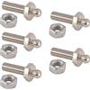 New Marine LOXX - Set di 5 viti filettate M5 x 22