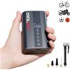 CYCLAMI Mini pompa per Bicicletta, Pompa Elettrica per Bicicletta Portatile 130PSI con Manometro Digitale per Bici da Corsa Portatile, con Valvole Presta e Schrader
