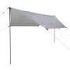 vidaXL Tenda da Campeggio per Auto Grigio e Arancione Impermeabile, Tenda, Tenda da Giardino, Riparo all'aperto, Tenda da Campeggio