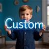 Fishoney Scritta LED Personalizzabile,Insegna al Neon Personalizzata e scritte neon, regalo adatto per matrimoni, feste di compleanno, camera da letto, bar, negozio, logo, festa della mamma e del papà