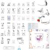 XBA Presser - Set di 42 piedini per macchina da cucire, accessori con manuale per Brother, Babylock, Singer, Janome, Elna, Toyota, New Home, Simplicity, Necchi, Kenmore Low Shank Machines