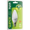 Beghelli Super E14 Bianca, Lampadina LED a Oliva 7W, 700lm, 4000K, Luce Neutra 7 W, 1 pz, 3 unità