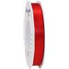 PRÄSENT Nastro Presente 15m x 25mm Rotolo Nastro di Raso Rosso Double Face
