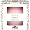Cereria Di Giorgio - Candela Sfera decorativa laccata - Diametro 10 cm - Colore Rosa polvere - Durata 49 Ore - Confezione Regalo - Home Decor Collection - Artigianale