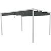 Siena Garden Tetto antracite per gazebo Sky 4 x 3 m, 100% polipropilene