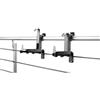 Dehner Supporto per fioriera, Altezza 14-20 cm, Larghezza 12-21 cm, plastica, Antracite