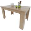 EGLEMTEK Tavolo Da Pranzo Allungabile Fino a 190 cm Toledo Tavolino Consolle Salotto Salone 190 x 78 x 90 cm Colore Rovere