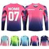 LAIFU Maglia da Portiere Personalizzata Adulto Bambino Maglie Calcio Portiere (IT, Testo, S, Regular, Regular, Rosa Rosso)