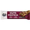 Matt Nutrition, Nuts Protein, Barretta Proteica Gusto Arachidi e Cioccolato Fondente, Barretta Ricca di Proteine e a Basso Contenuto di Carboidrati, Snack con Proteine Vegetali, Confezione da 38g