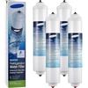 FLJVEZPJ Sostituzione Del Filtro Dell'acqua Del Frigorifero, Compatibile Con Samsung, DA29-10105J, Compatibile Con HAFEX, EXP WSF-100 Pure, Compatibile Con LG, 5231JA2010B, Compatibile Con GE GXRTQR(4pcs)