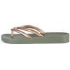 Ipanema Comfy Fem, Infradito Donna, Verde Oro, 37 EU