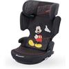 Bebeconfort Disney Road Fix i-Size, Seggiolino Auto 15-36 kg, 3,5-12 anni (100-150 cm), Seggiolino Auto Isofix Pieghevole, Portatile e Leggero 4.4 Kg, 14 Posizioni Poggiatesta, Authentic Mickey