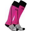 LEGEA CALZA GOLD PRO, Calze Palestra, Taglia 1, FuxiaFluo-Nero