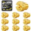 Area1 Set di 10 ugelli universali per carburatore M6, 6 mm, set di ugelli principali, 100, 102, 105, 108, 110, 112, 115, 118, 120, 122, per Dellorto (tipo M6/100-122/10 pezzi)