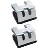LT Easiyl 2 clip per maniglia per tendine e finestrini | Gancio a clip per aletta parasole, parte di ricambio 964000020R, compatibile con Renault SCENIC 3, MK3