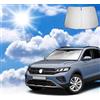 Coleya Parasole per Parabrezza Compatibile con VW T-Cross 2018-2025, T Cross Copertura Parasole per Parabrezza Anteriore, VW T-Cross Accessori Protezione Solare, Ripiegabile, Protezione UV