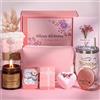 TUDOU Regalo di compleanno per donne, unico cesto regalo di buon compleanno per lei, pacchetto per la cura di sé femminile, regalo di compleanno per migliori amici, mamma, sorella, zia, idee regalo per la
