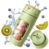 ZiaWorld Spremiagrumi portatile da 600 ml per succhi, frullati, frullati proteici, mini mixer portatile da viaggio, ricaricabile, coperchio e beccuccio, miscela ghiaccio e frutta congelata (senza BPA,