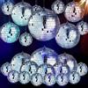 YeahBoom 11 Pezzi Palla da Discoteca,Disco Mirror Ball,Specchio Decorativo Sfera,Sfere da Discoteca a Specchio,per Decorazione Dell'Albero di Natale,Decorazioni per Feste Scintillanti