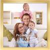 Giftgarden Cornice 20x20,Cornice Dorata in PVC,Cornice da Parete o Tavolo,Decorazione per Casa,1 Pezzo