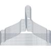 BEDOMUS 30 Grucce in Metallo Resistente Zincate Antiscivolo e Sottili Appendiabiti con Barra e scanalature Professionali per Lavanderia