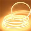 pcning LED COB 220V 3m 320leds/m Strip Light IP67 Impermeabile, 220 Volt 3000K 3 Metri LED Striscia senza Trasformatore (Bianco Caldo, 3M)