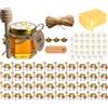 Ahhute Vasetti Miele, Piccoli Barattoli Bomboniere Ber la Comunione, 40 Pezzi 45ml