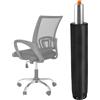 Jjqieosjeog Pistone Sedia Ufficio, Portata 200 kg, Altezza Regolabile 295-435 mm Ricambi Sedia Gaming, Rotazione 360° Pistone Sedia Gaming, pezzi di Ricambio Universali per Sedia da Ufficio (Argento) (argento)