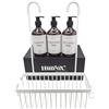 Huniox® Portaoggetti Doccia da Appendere - Portasapone e Porta Shampoo - Cestello Bianco