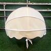 KDDFN Tenda Cappottina da Sole per Esterno,Tettoia a Cupola Pieghevole per Porte,Tenda da Sole per Finestra/Ingresso,Tenda Parasole per Gazebo Patio,Riduce Luce e Calore (Diameter:120cm/47in,White)