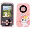 AKLOSIPY Camera Digitale da 48 MP con Touch Screen da 2,4 Pollici con Risoluzione Video 1080p Calendario Timer per la Torcia Integrata per il per le Vacanze di Compleanno per Bambini