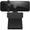 Lenovo Webcam HD 1080p (300 FHD) - Nero con grandangolo a 95°, rotazione panoramica e inclinazione a 360°, doppio microfono, otturatore privacy