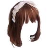 PURPLELILY Cerchietto per capelli in pizzo multicolore, con fiocco grande, fatto a mano, accessorio per capelli, regalo per fidanzata e figlia