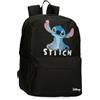 Disney Stitch Cute Bagaglio- Borsa da corriere, Unisex - Bambini e ragazzi, Nero, Taglia unica