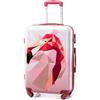 WITTCHEN Young Collezione Valigia media ABS con rivestimento in Policarbonato Serratura a combinazione Manico Telescopico Taglia M 62 L Rosa