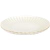 HOME DECO FACTORY, KA0408, Piatto Elegante D27 cm in Beige, Design Raffinato e Senza Tempo, Ideale per Tutte Le Occasioni, Resistente e di Facile Manutenzione, Perfetta Idea Regalo