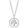 Engelsrufer Collana con albero della vita, in argento Sterling 925, chiusura a moschettone, lunghezza: 42 + 4 cm, 50 cm, Argento sterling, Nessuna pietra preziosa