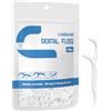 Carehabi 100 Pezzi Archetti Filo interdentale,Archetti Filo Interdentale Forcella, Bastoncini di Filo Interdentale, Stuzzicadenti per Pulizia Denti